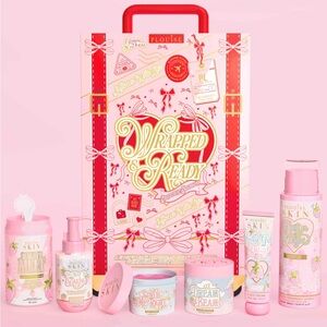 P.Louise Wrapped & Ready Suitcase in Strawberry Snowflake Flavor